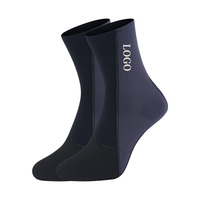 Chaussures d'eau en néoprène longues thermiques imperméables imprimées personnalisées de 5mm Chaussettes de plongée avec tuba