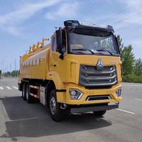 Véhicule de suppression de poussière pour mines en terrasse ouverte, diesel 6x4, à télécommande, avec canon à brouillard de 8-12m, moteur Euro, vente chaude