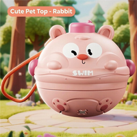 Toupie en plastique miniature pour enfants, jeu de combat éducatif sonore, mignon cadeau pour garçons et filles de 0 à 24 ans