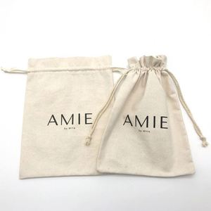 Custom Logo Muslin <b>String</b> <b>Bag</b> Eco Cotton Canvas Drawstring Pouch <b>Bag</b> for Gift - Product Image 2