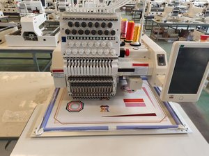 Machine à broder multifonctionnelle Jinyu de haute qualité, tête unique, 400*600 mm, pour casquettes, vêtements, broderie plate, automatique - Product Image 4