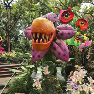 Cuộc sống Kích thước thực tế mô hình hoa animatronic giả thực vật bức tượng trong nhà vườn trang trí Quái Vật animatronic mô hình - Product Image 5
