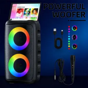 Enceinte Radio BT Kinglucky HY-3317 la Plus Vendue, Haut-Parleur sans Fil Haute Puissance, Boutique Locale US, Enceinte Karaoké sans Fil pour la Maison - Product Image 2