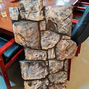 Paneles de pared de piedra sintética VANJOIN de alta calidad, Panel de pared decorativo de Pu para exteriores, diseños de <span class=keywords><strong>Sudoku</strong></span> con varios tamaños y colores - Product Image 2