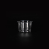 Prix d'usine Jingyu Logo personnalisé 8/12/14/16/24oz Gobelets en plastique PET RPET Conteneurs à emporter Bols à salade et fruits avec couvercle
