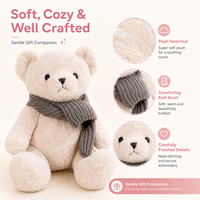 Ours en peluche interactif AI Kumma F-201, jouet parlant alimenté par GPT, compagnon IA pour enfants, animal en peluche noir et marron 35 cm, expédition immédiate