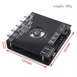 Carte d'amplification audio numérique CA-AS21 2.1 canaux 2 * 220W+350W avec subwoofer haute et basse fréquence - Product Image 2