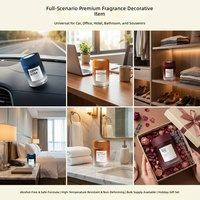 Coffret Cadeau de Parfum Solide pour Voiture OEM ODM Personnalisé, Étiquette Privée, Peluche Faite Main, Impression d'Étiquettes en Papier Doré à Chaud