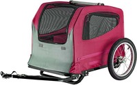 Remorque vélo pour animaux de compagnie, 2 en 1, poussette, chariot, porte-vélo
