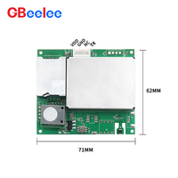 GBeelee modul Sensor kualitas udara 7-in-1 UART/485 kelembaban suhu formaldehida CO2 PM2.5 VOC M701