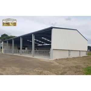 Dingtuo Dingtuo-01 Hochbelastbare Vorgefertigte Stahlkonstruktion Viehunterstand Lagerhaus Kostengünstige Schaf-/Rinder-/Ziegenschuppen - Product Image 1