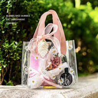 Sac cadeau marguerite transparent faveurs de mariage pour invités sac à main en PVC emballage cadeau distributions sacs boîte à bonbons fournitures de fête