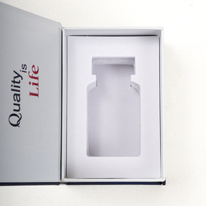 Boîte d'emballage de luxe personnalisée pour compléments alimentaires, style <span class=keywords><strong>livre</strong></span>, fermeture magnétique à rabat, boîte cadeau rigide avec insert en mousse - Product Image 3