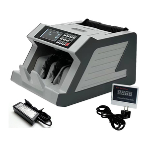 Compteur de billets portable haute vitesse rechargeable à LED, qualité bancaire, tri automatique, double tension, calculatrice de devises - Product Image 1