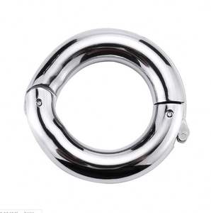 Grand petit métal anneaux de poids de pénis lourd préservatifs d'agrandissement de pénis jouets sexuels produits intimes retarder l'éjaculation anneau pénien - Product Image 3