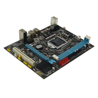 Motherboard PC Berkualitas Tinggi LGA1156 Core I3 I5 I7 H55 Single LAN Maks 16GB PCIe Dual DDR3