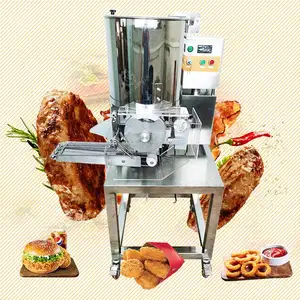 Hamburger Patty Making Machine Chicken Nugget Mold Former Meat Filling Forming Machine For Meat Pie
