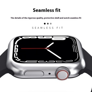 Tschick correa de <span class=keywords><strong>acero</strong></span> inoxidable de lujo para Apple Watch 40mm 41mm 44mm 45mm 49mm cubierta para IWatch Series 8 7 6 5 4 SE Ultra - Product Image 2