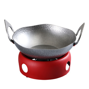 Stainless Steel Thai Style Hot Pot With Non Stick Pan Heat Resistant For Spicy Dry Pot Stir Fry Seafood Cooking - Product Image 2
