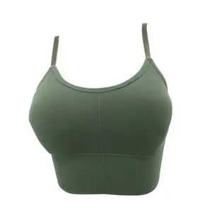 Manufacturer Women Seamless Comfortable Padded Wireless bra Beautiful Back Yoga Bra