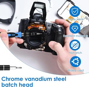 Nouvel ensemble de tournevis 88 en 1 avec manche en acier, outils de réparation de précision pour l'électronique, les smartphones, les ordinateurs et les tablettes - Product Image 6
