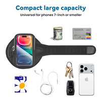 Brazalete Deportivo para Celular con Pantalla Táctil, Impermeable, Transpirable, Resistente a Impactos, con Cierre, de Poliéster y PVC, Superventas