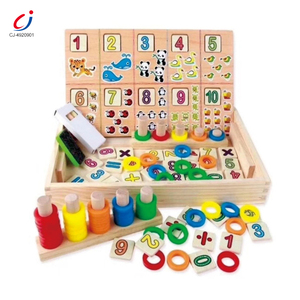 Jouets éducatifs Chengji Creative Game Think <span class=keywords><strong>Train</strong></span>, <span class=keywords><strong>jeu</strong></span> <span class=keywords><strong>de</strong></span> <span class=keywords><strong>société</strong></span> éducatif, apprentissage Montessori, jouets en bois mathématiques pour enfants - Product Image 2
