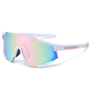 แว่นตาปั่นจักรยานโพลาไรซ์ UV400 แว่นกันแดดกีฬากลางแจ้งกันลมกรอบสีดำเลนส์พีซีประเภท 3 ที่บังแดด - Product Image 2