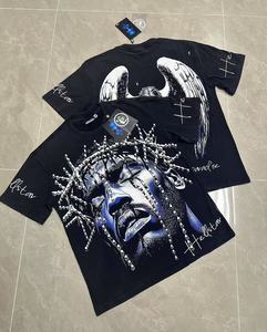 T-shirt tendance double face Thorn Crown Angel Back, 250g - Product Image 2