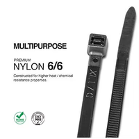 Serre-câble autobloquant OEM de haute qualité 5*120mm 150mm 180mm 200mm 300mm 400mm 500mm 600mm Nylon 66 Attaches de câble UV résistantes à la chaleur