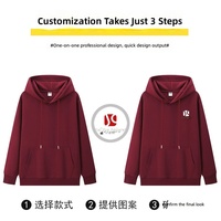 Sweat à capuche de grande taille, 350g, personnalisé avec logo imprimé et brodé, disponible en plusieurs couleurs pour hommes et femmes