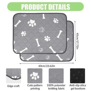 Высококачественные подушечки для домашних животных моющиеся подушечки для собак, кошек, комнатные подушечки, Многоразовые водонепроницаемые - Product Image 2