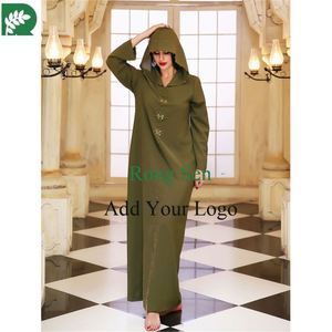 Quality Islamic <strong>Clothing</strong> Plus <strong>Size</strong> Long Sleeve Kaftan Style <strong>Malaysia</strong> Abaya Dubai Women Muslim Dresses - Product Image 3