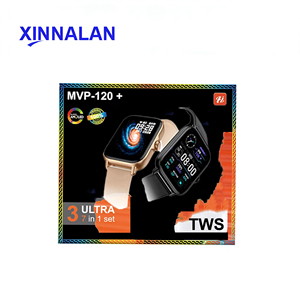 Reloj Deportivo AMOLED de Alta Calidad con Auriculares Inalámbricos, Kit de Regalo 7 en 1, MVP-120, Reloj Inteligente para Hombre - Product Image 1