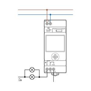 Minuteur astronomique numérique hebdomadaire Finder 16A 230V avec NFC et écran - Product Image 5