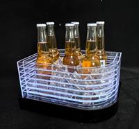 Seau à glace lumineux LED en acrylique de haute qualité, rechargeable, multicolore, pour bar, KTV, bière, cocktail, vin