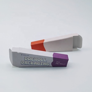 Thiết Kế Mới Tuck End Hộp <span class=keywords><strong>1</strong></span> 2 3Pcs Pre Cuộn Tùy Chỉnh Hình Màu Hồng Preroll Giấy Bao Bì - Product Image 5