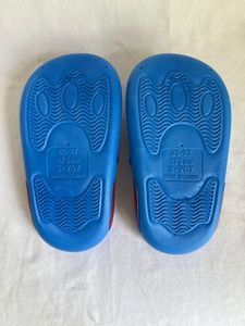 รองเท้าแตะลายการ์ตูนสีฟ้าสำหรับผู้หญิง พื้นรองเท้า EVA กันลื่น แบบเปิดนิ้วเท้า ใส่ในบ้าน ไซส์ 24-35 - Product Image 5