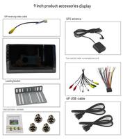 Système Android Auto de haute qualité de 9 pouces, lecteur stéréo multifonction universel, lecteur DVD de voiture