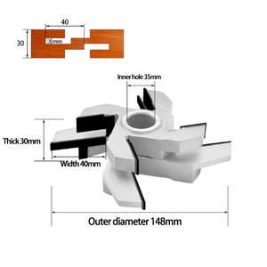 Yufu เครื่องโม่แบบต่อทำมุมขวาเครื่องมือเชื่อมแบบเดือย90องศาเครื่องมืองานไม้เพชรเพื่อสร้างซี่ฟันร่วม - Product Image 4