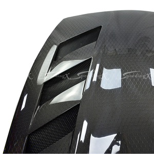 为2009日产370Z Z34定制蜂窝状碳纤维发动机罩发动机罩 - Product Image 5