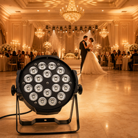 Projecteurs PAR RGBW de haute qualité 4-en-1 pour mélange de couleurs, idéaux pour mariages, réceptions, banquets, concerts et spectacles en club
