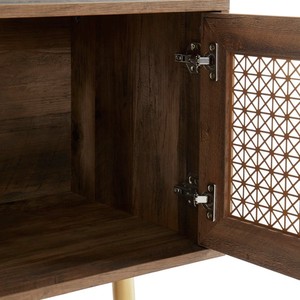 Consola multimedia de TV Keniel de 59 "de la mejor calidad, muebles rústicos de madera de roble manufacturados, precio al por mayor - Product Image 5