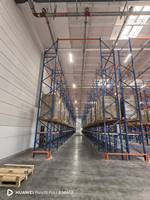 Étagère industrielle pour entrepôt, rayonnage à palettes sélectif en acier robuste Q235b, gain de place