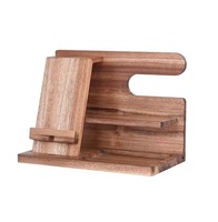 Rak Organizer Jam Tangan, Dompet, Kunci, dan Ponsel dari Kayu untuk Meja Kantor - Produk Terlaris