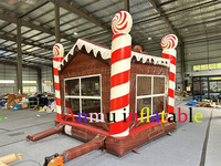 Château gonflable commercial pour enfants, château gonflable de Noël, idéal pour les entreprises de location