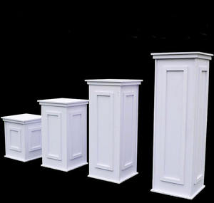 All'ingrosso PVC romano colonna quadrata oggetti di scena di nozze fiori di nozze Stand piedistallo Stand - Product Image 4
