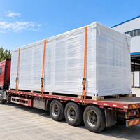 Maison conteneur mobile préfabriquée en acier, mini-maison pour bureau et boutique portables