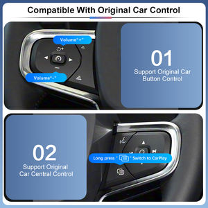 Nuevo Kit de Actualización Inalámbrico <span class=keywords><strong>CarPlay</strong></span>/Android Auto para <span class=keywords><strong>Volvo</strong></span> XC90/XC60/S60/V90/S90/<span class=keywords><strong>XC40</strong></span> 2017-2022, Mirror Link, Actualización de Pantalla OEM - Product Image 5