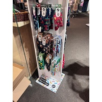 Présentoir de magasin pour chaussettes et sous-vêtements, avec crochets en fil métallique, supports de suspension pour chaussettes et sous-vêtements